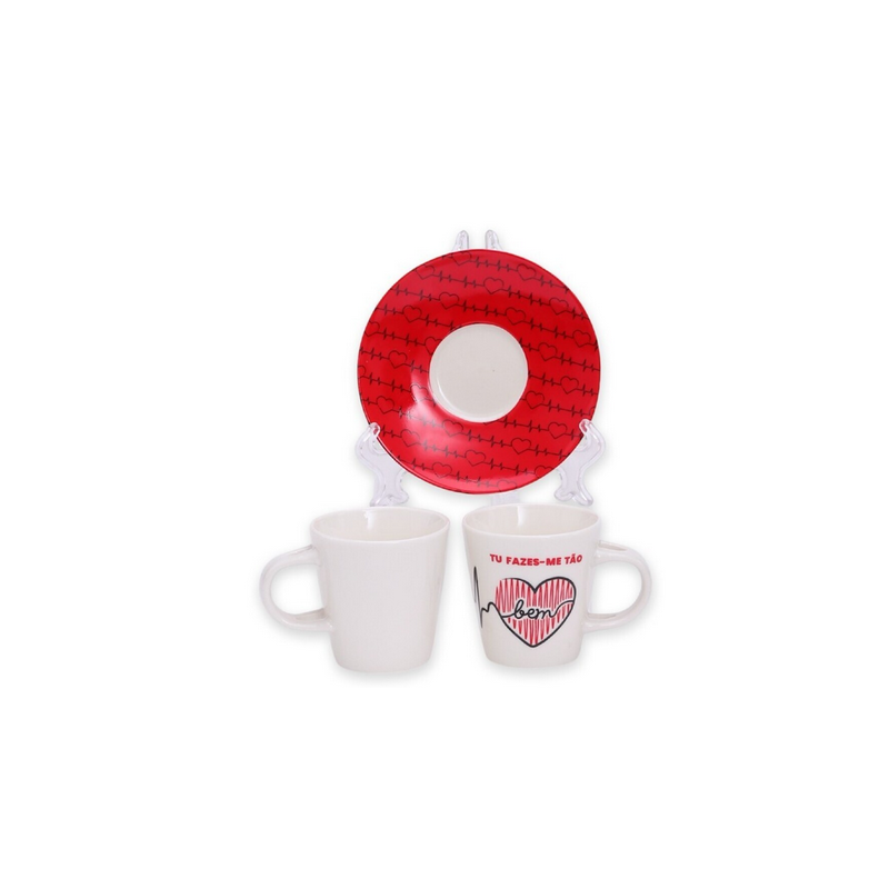 Chávena de Café c/ Colher Fazes-me Tão Bem