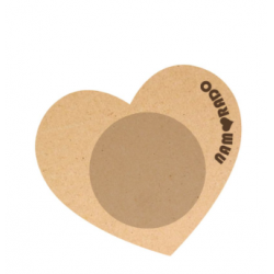 Chávena de café Namorado base MDF