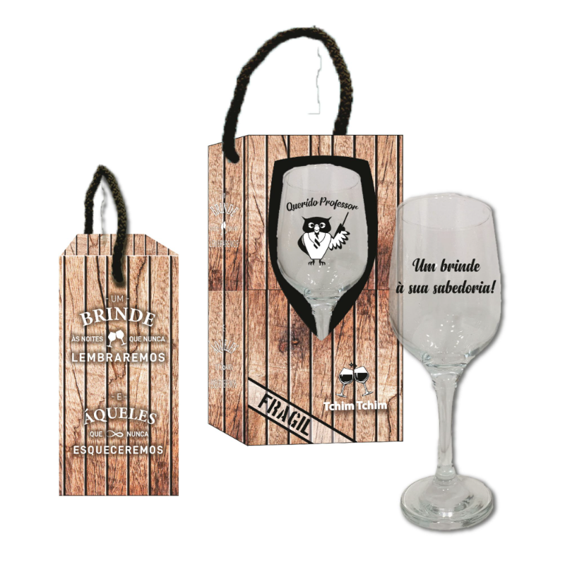 Copo Vinho - Professor