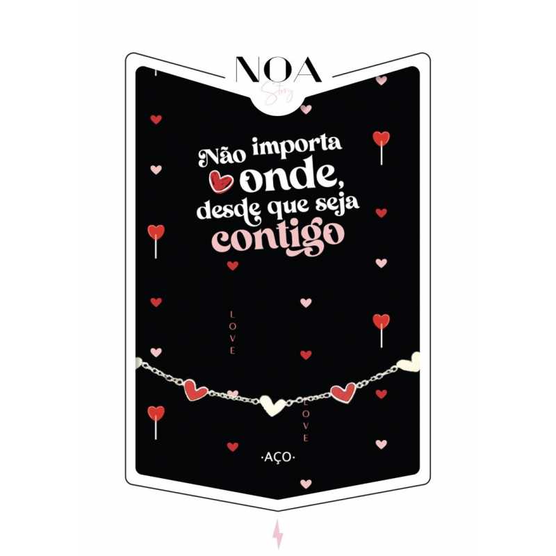 Pulseira coração Noa