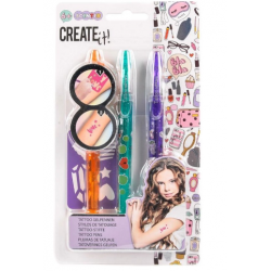 Crie-o! Canetas de gel de tatuagem de 3 peças