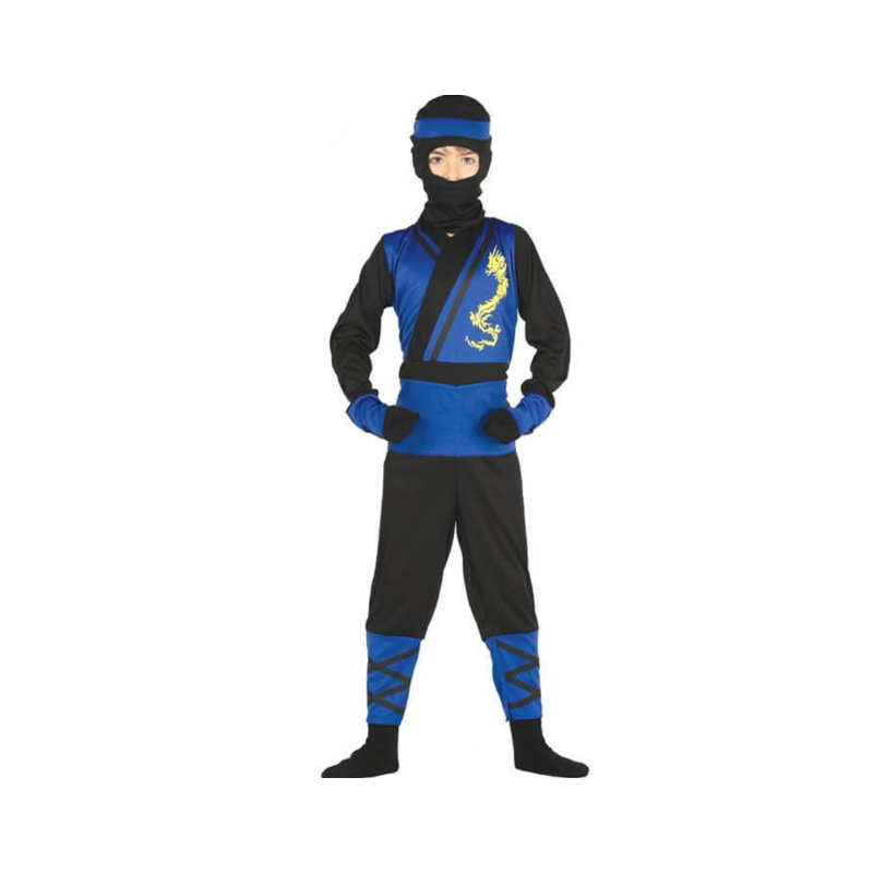 Fato Ninja Azul - Criança