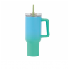 Tumbler verde/azul  – Copo Térmico em Aço 1200ml