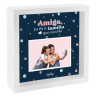 Moldura Dupla Face - Amiga Tu És A Família Que Escolhi