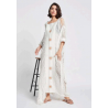 Sunset White Poncho  Be-Sunset