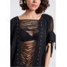 Orchid Black Poncho Be-Sunset