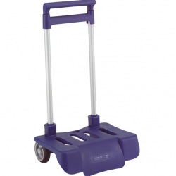 Trolley Escolar Porta Mochila Dobrável Safta - Várias Cores