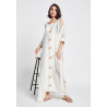 Sunset White Poncho  Be-Sunset