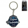Porta-Chaves Super Padrinho Metal