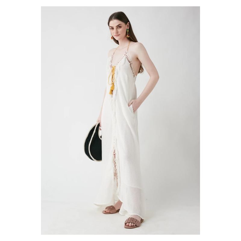 Vestido branco comprido Be-Sunset