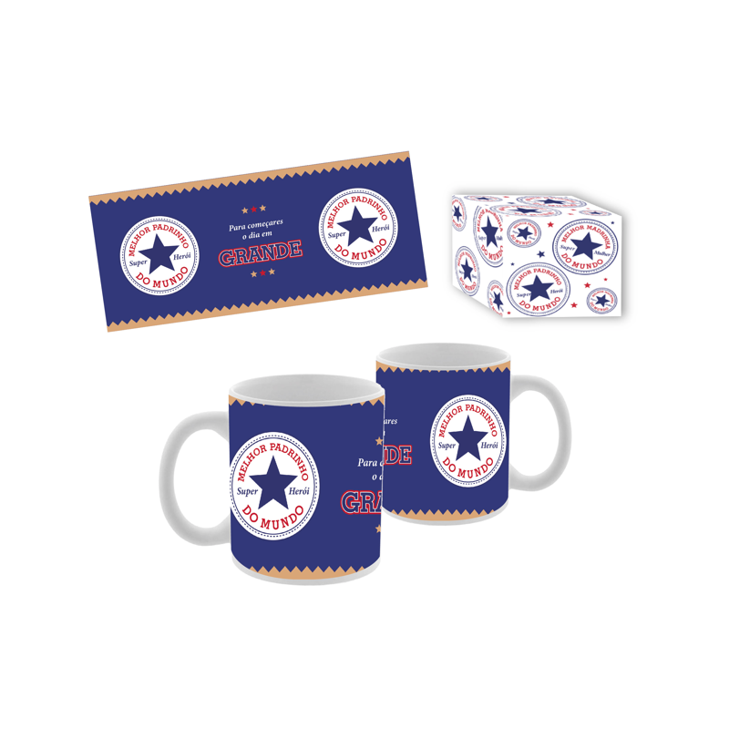 Caneca "Melhor Padrinho do mundo"