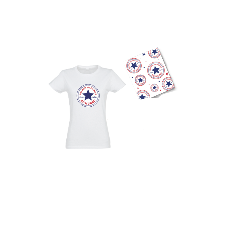 T-shirt "Melhor madrinha do mundo"