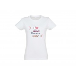 T-Shirt Mãe "Amo-te daqui até à Lua"
