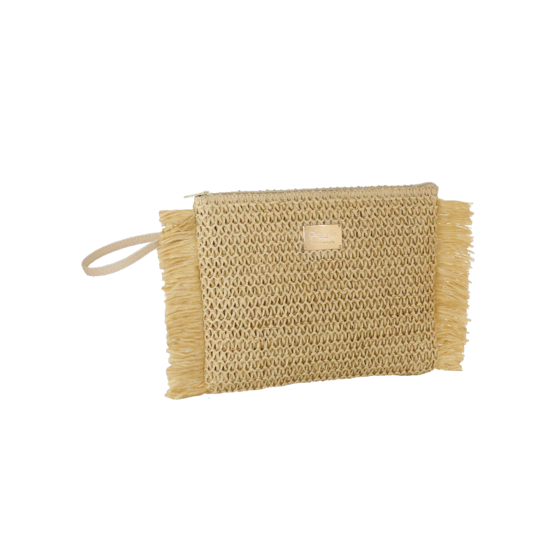 Bolsa de Praia Camomilla Franjas Natural