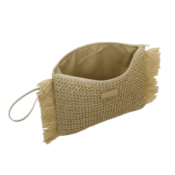 Bolsa de Praia Camomilla Franjas Natural