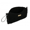 Bolsa de Praia Camomilla Franjas Preto