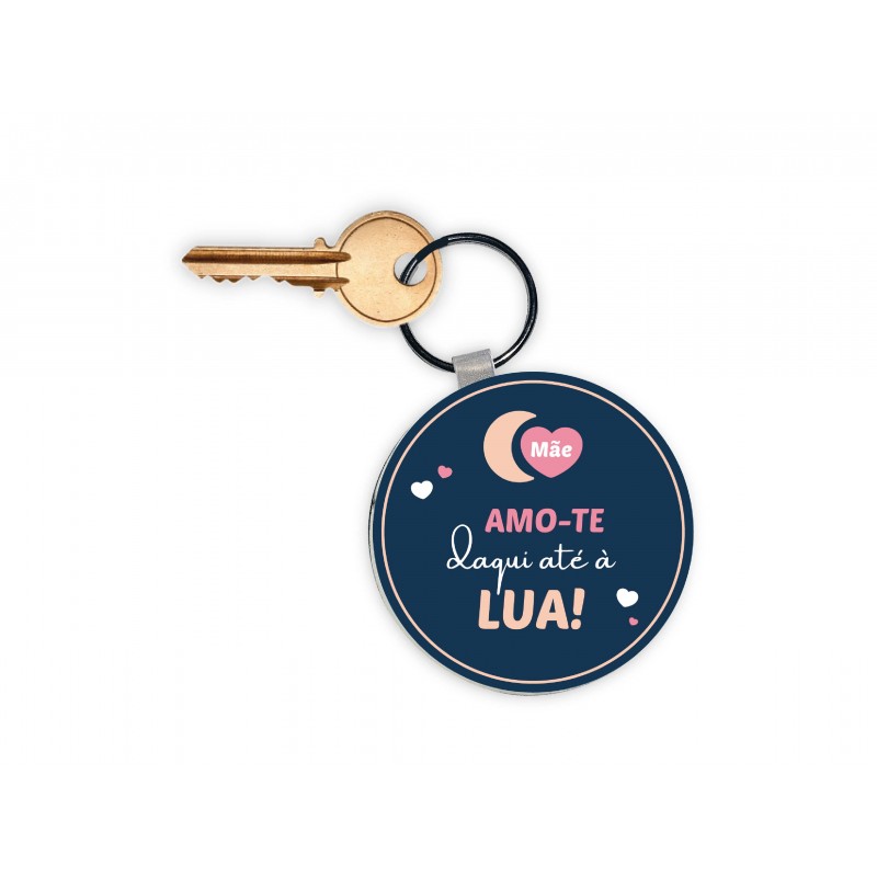 Porta-Chaves Mãe "Amo-te"