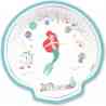Pratos de Papel Festa Ariel Atlantika 23 cm