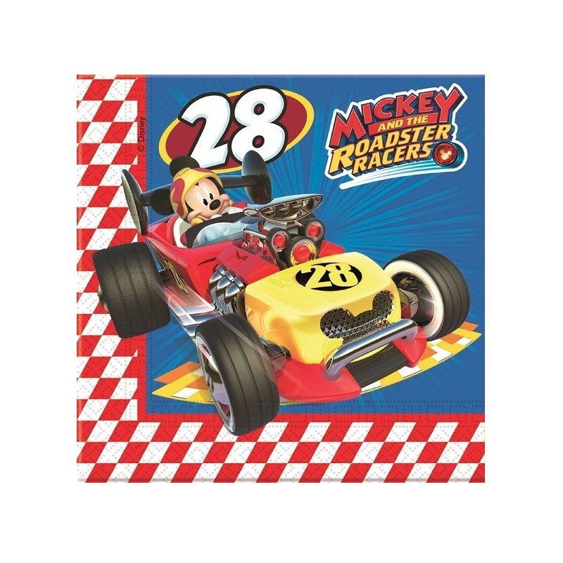 Guardanapos Festa Mickey and the Rosadter Racers