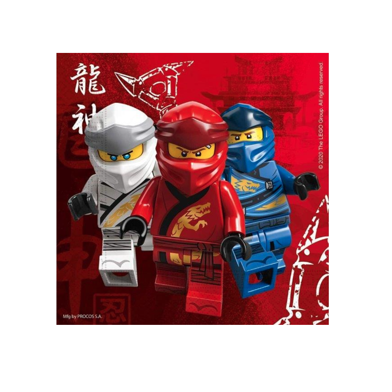 Guardanapos Papel Festa Ninjago