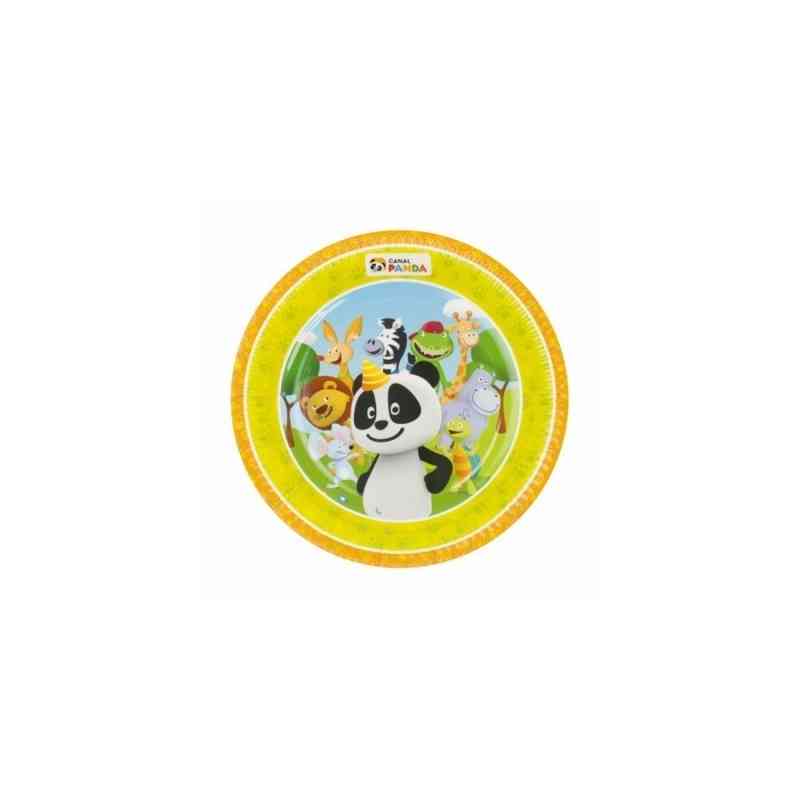 Pratos Festa Canal Panda 23 cm
