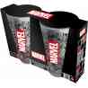 Conjunto 2 Copos Vidro 490 ML - Marvel