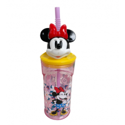 Garrafa 3D  Minnie Mouse 360ml