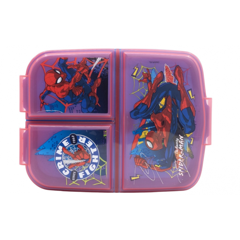 Sanduicheira tripla Spiderman Marvel