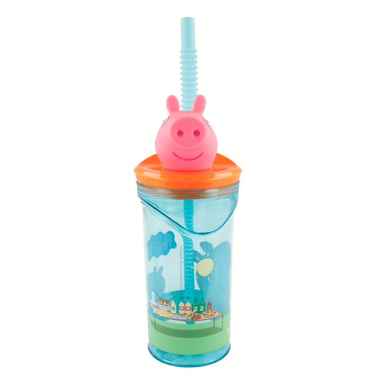 Garrafa Porquinha Peppa 3D  360ml
