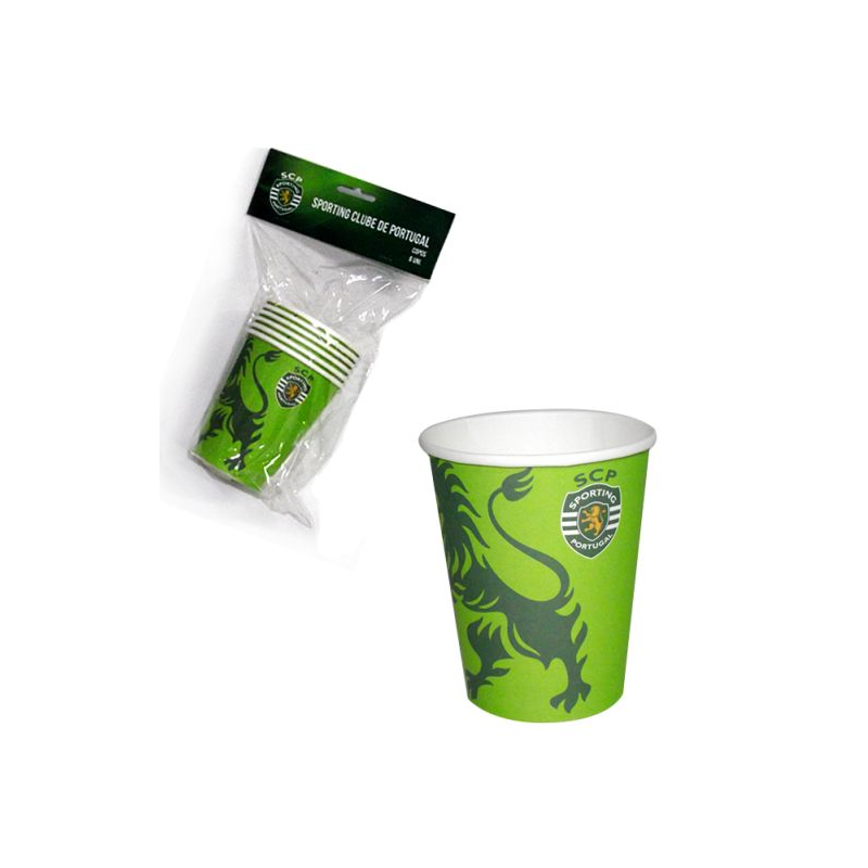 Copos de papel Festa Sporting 200ml
