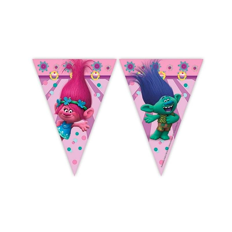 Bandeirolas de Festa Trolls