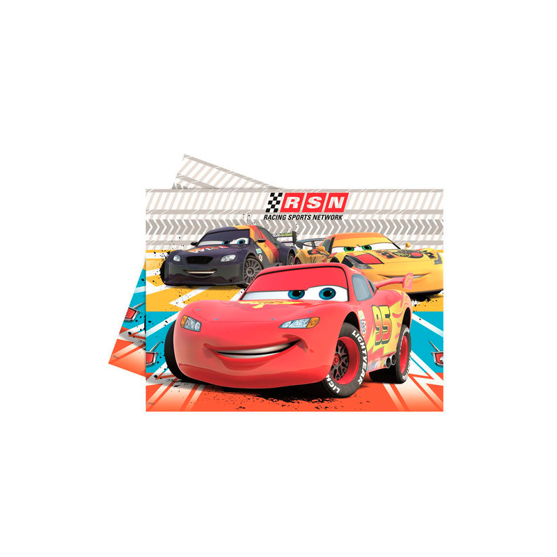 Toalha de mesa plástico Cars