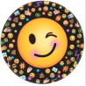Pratos de Papel 23cm Festa Emoji