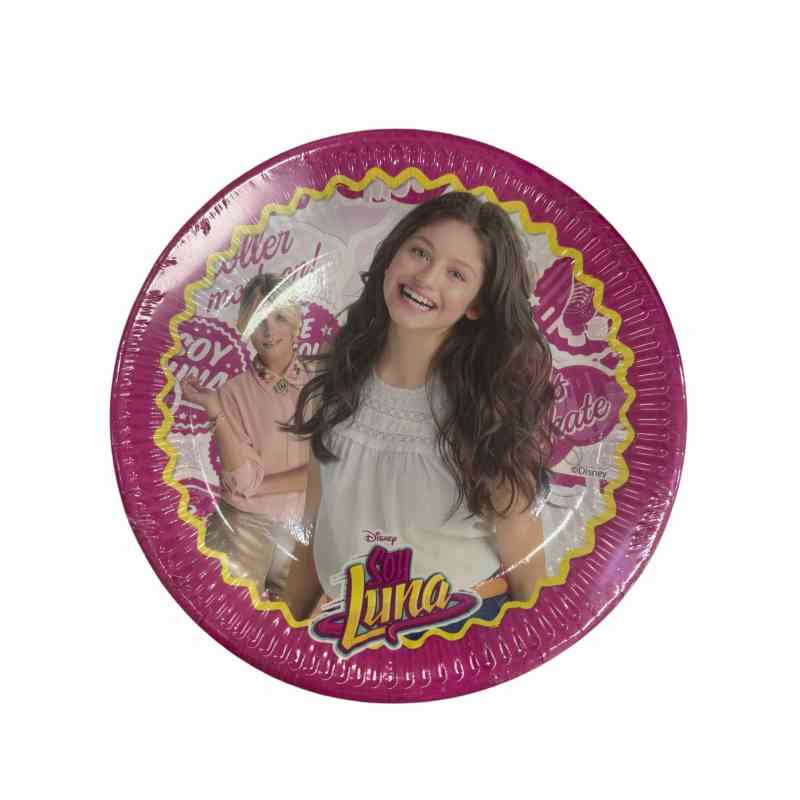 Pratos de Papel 23cm- Festa Soy Luna
