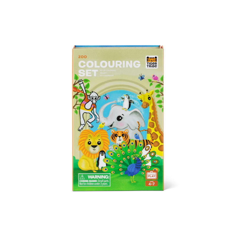 Conjunto de Colorir Zoológico