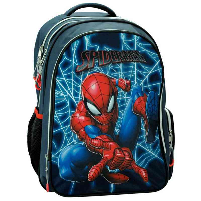 Mochila Dupla Escolar Spiderman Web