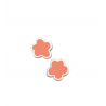 Brincos Superagatha pastel flor ligth coral