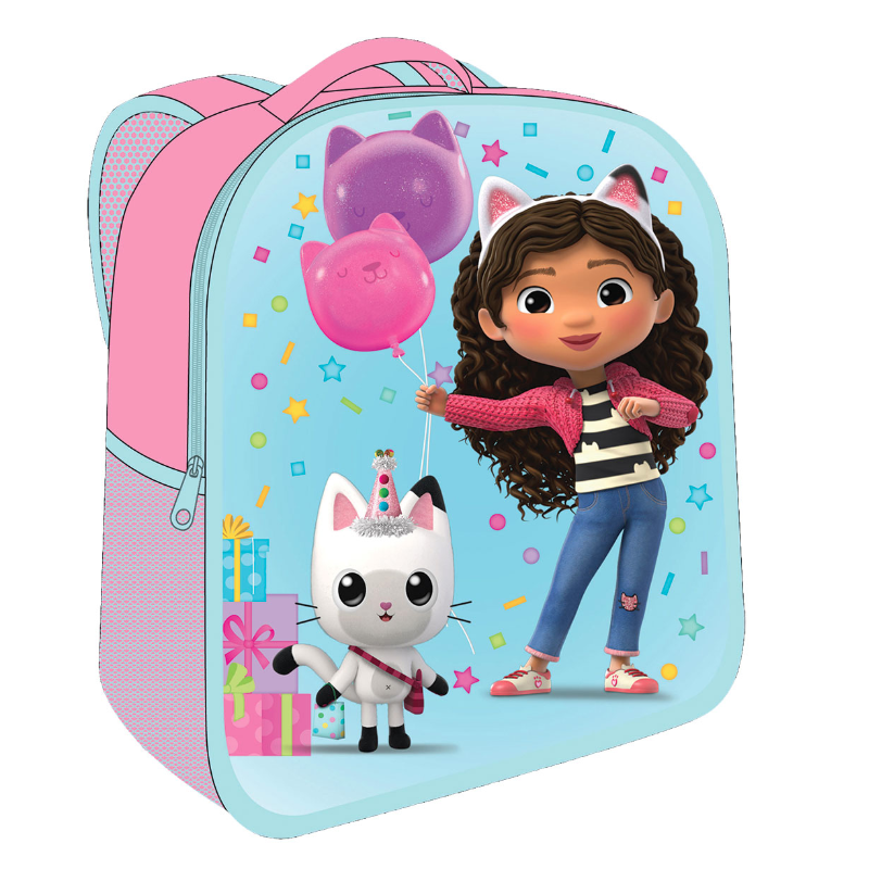Mochila 3D Pré-Escolar Gabby's 32cm