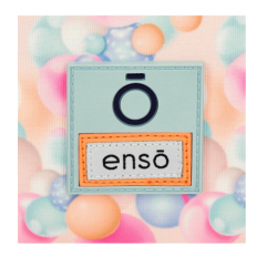 Estojo escolar Enso Bubbles, três compartimentos