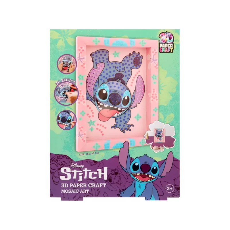 Pinta c/Diamantes Stitch 3D