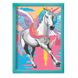 Pintar com Números As Company com Tela Unicórnio