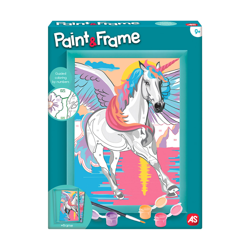 Pintar com Números As Company com Tela Unicórnio