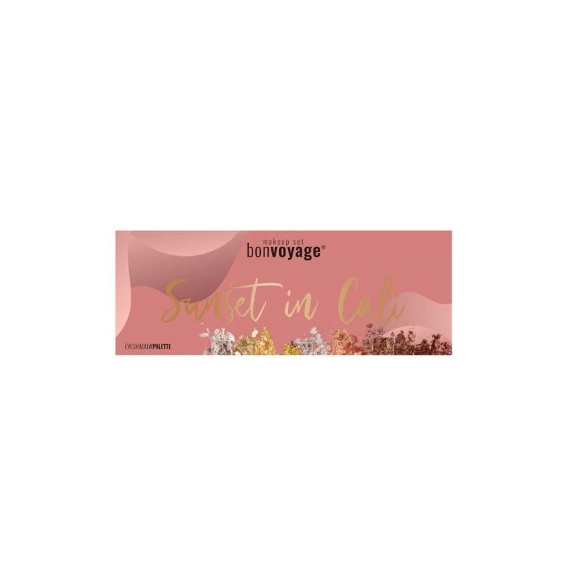 Conjunto de sombras para olhos Bon Voyage Sunset in Cali