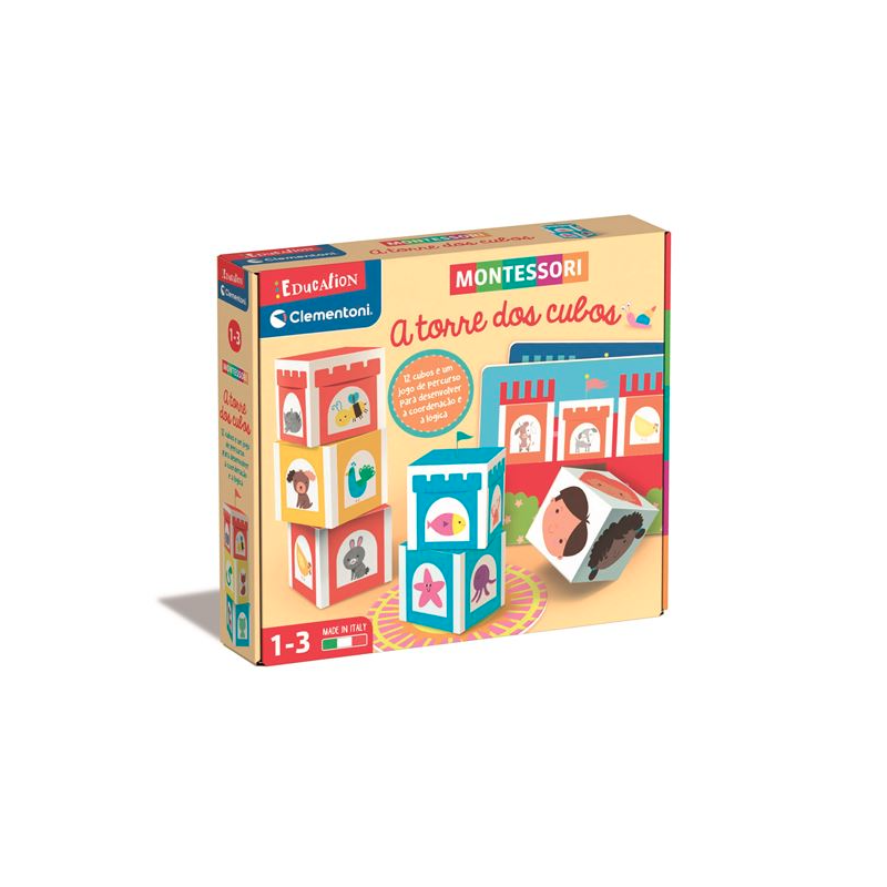 Montessori - A Torre dos Cubos - Clementoni