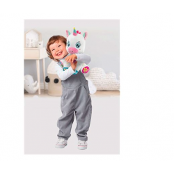 Peluche Clementoni Baby Unicornio Fofinho Falante