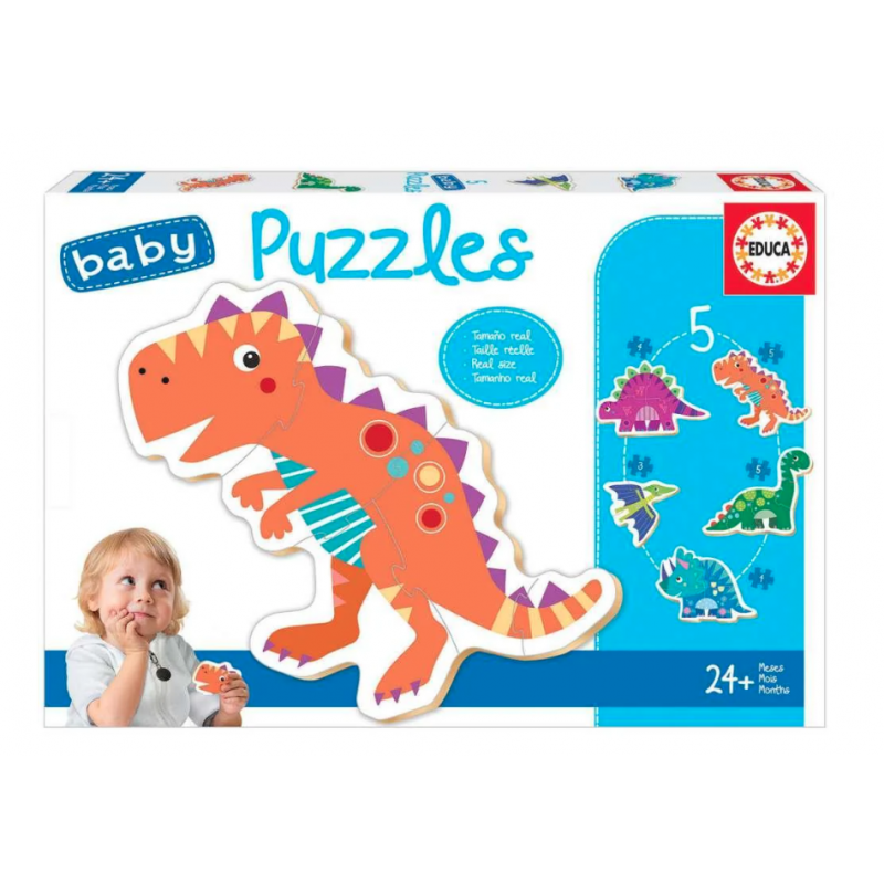 Puzzles Educa Baby Dinossauros