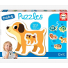 Baby Puzzle Animais Domésticos Educa