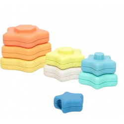 Pirâmide Estrelinha 14 Pcs Bio Plástico Giros