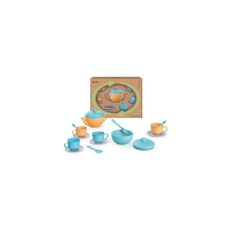 Set Chá 16 Peças Bio Plástico Giros Eco