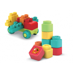 Comboio ABC Multiatividades de Arraste 19 pcs 2 em 1